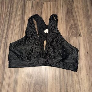 Booty by Brabants Chrome Black Deep V Sports Bra